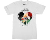 Palestinian Heart T-shirt Save Gaza Tee Arabic Palestine Support Gifts